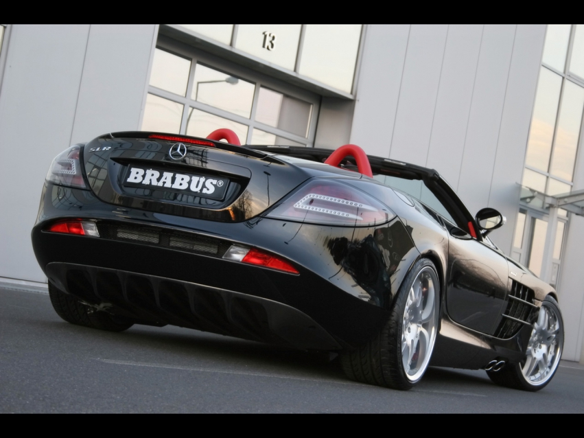 Авто обои Mercedes-Benz 2008 Brabus Mercedes-Benz SLR Roadster McLaren