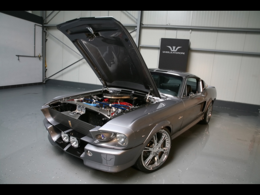 Авто обои Ford Wheelsandmore Mustang Shelby GT500 Eleanor 2009