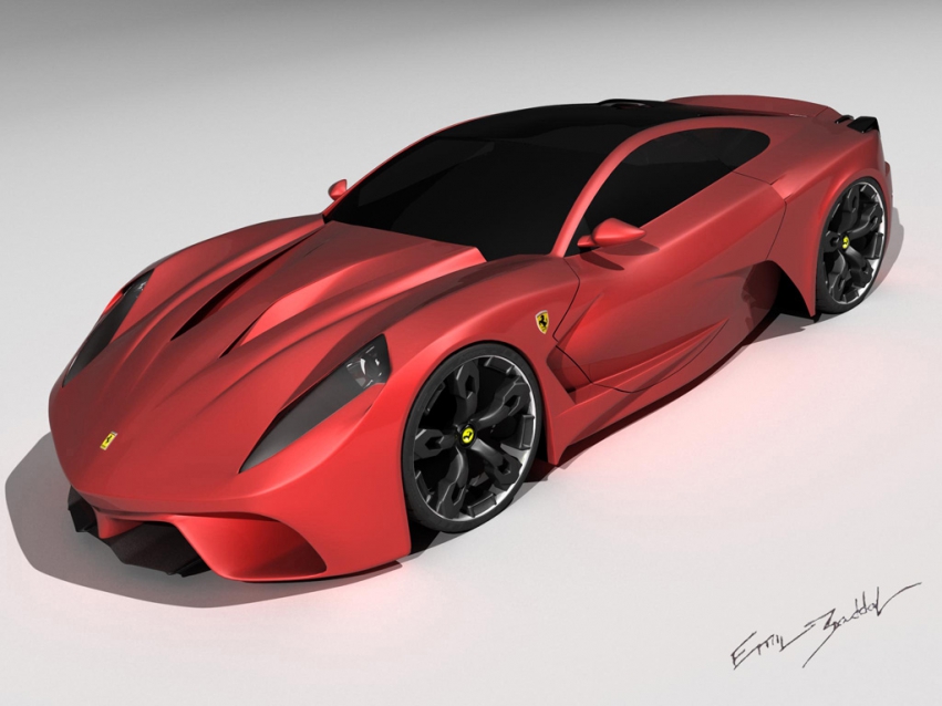 Авто обои Ferrari Concept 2009