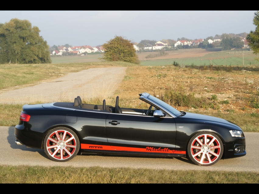 Авто обои Audi MTM S5 Cabrio Michelle Edition