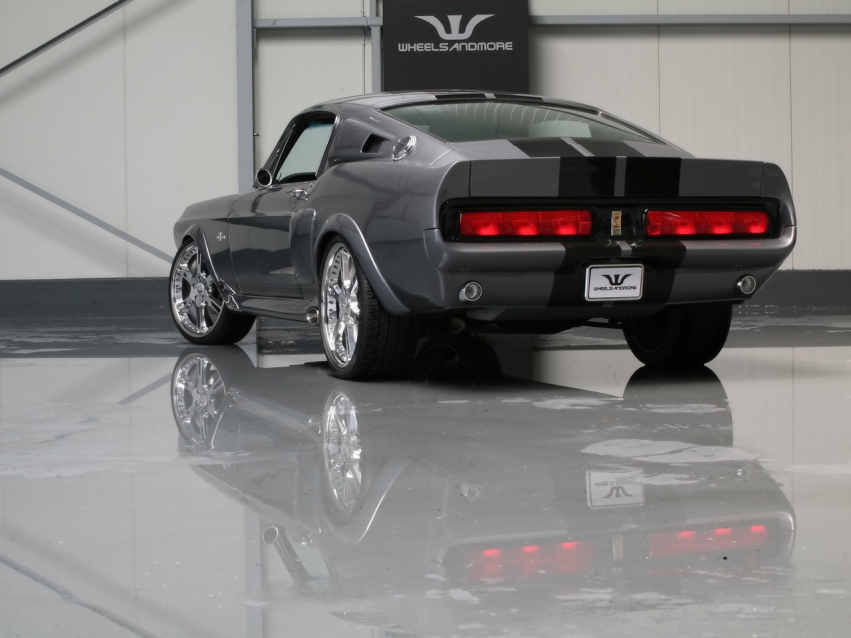 Авто обои Ford Wheelsandmore Mustang Shelby GT500 Eleanor 2009