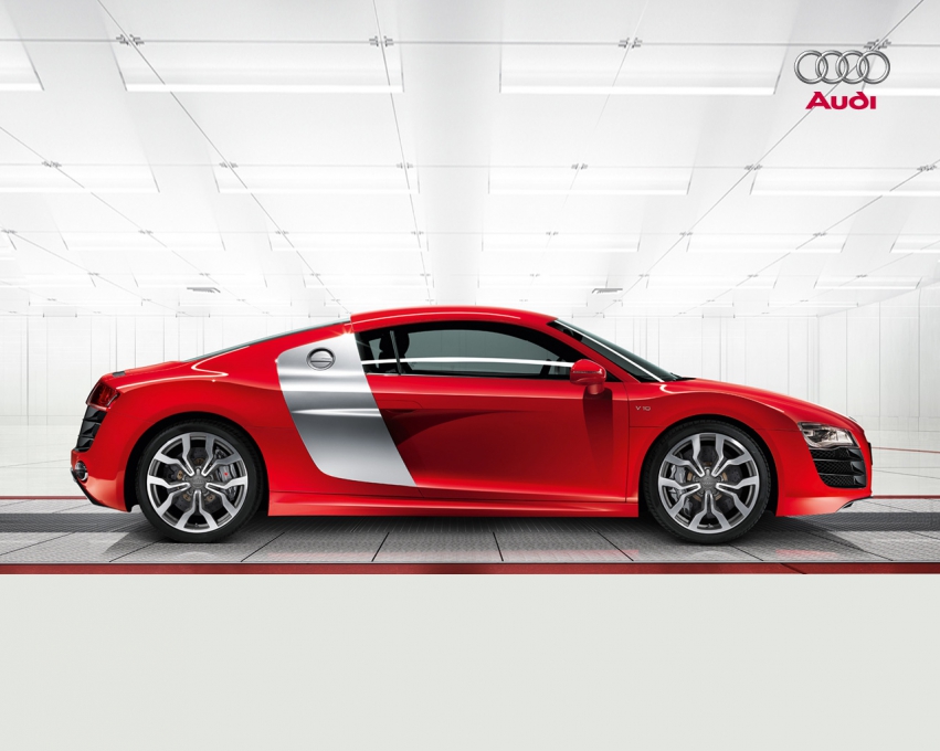 Авто обои Audi Audi R8 V10 2010