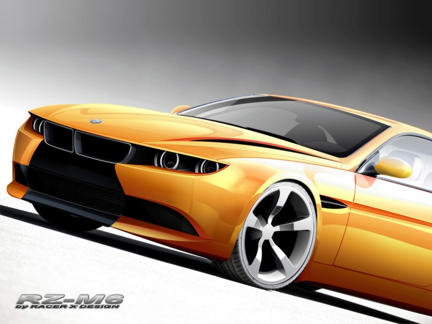 Авто обои BMW BMW RZ-M6 by Racer X Design 2009