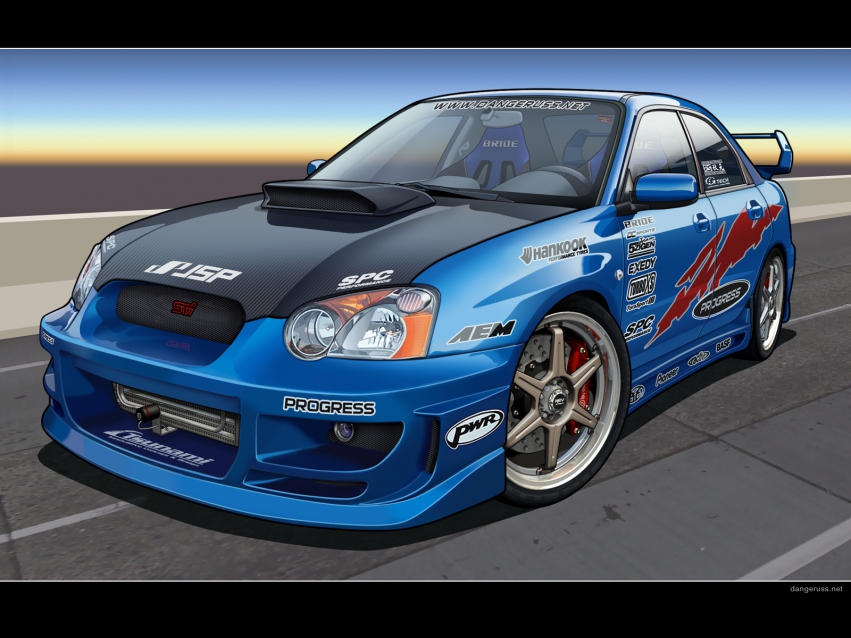 Авто обои Subaru WRX