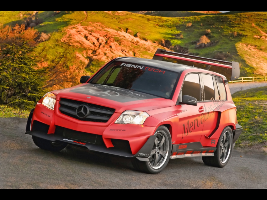 Авто обои Mercedes-Benz Mercedes-Benz GLK Pikes Peak Rally Racer by RENNtech 2008