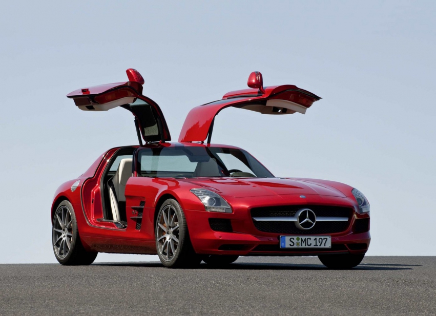 Авто обои Mercedes-Benz SLS AMG 2010