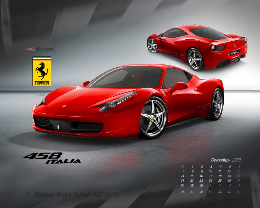 Авто обои Ferrari Gambar Mobil Ferrari 458 Italia