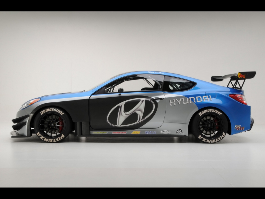 Авто обои Hyundai Hyundai Rhys Millen Racing Genesis Coupe 2010