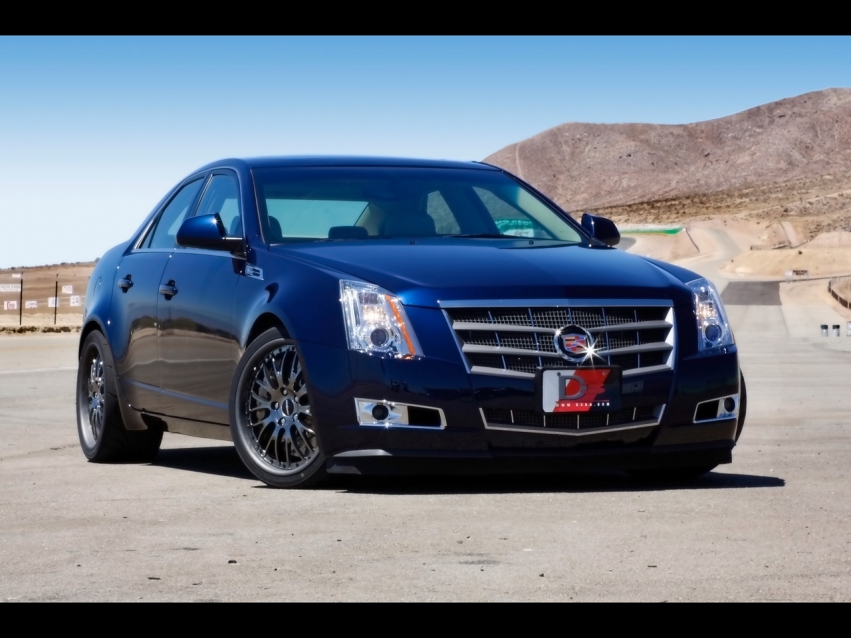 Авто обои Cadillac D3 Cadillac CTS Track 2008