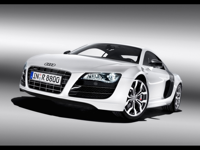 Авто обои Audi 2009 Audi R8 5.2 FSI quattro