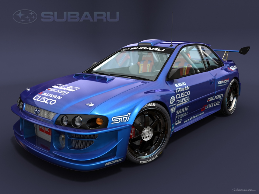 Авто обои Subaru WRX