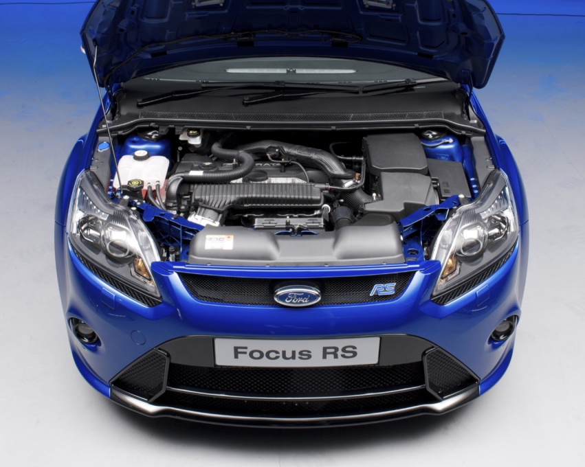 Авто обои Ford Focus RS in Blue 2009