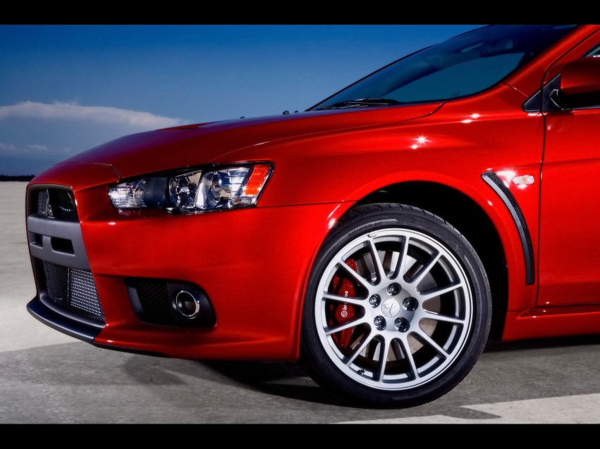 Авто обои Mitsubishi 2008 Mitsubishi Lancer Evolution