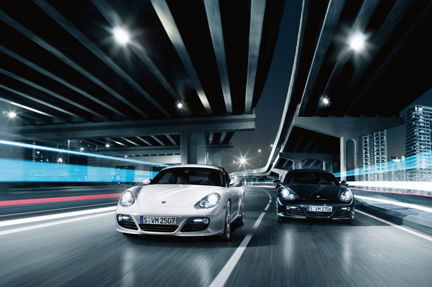 Авто обои Porsche Porsche Cayman and Boxster 2010