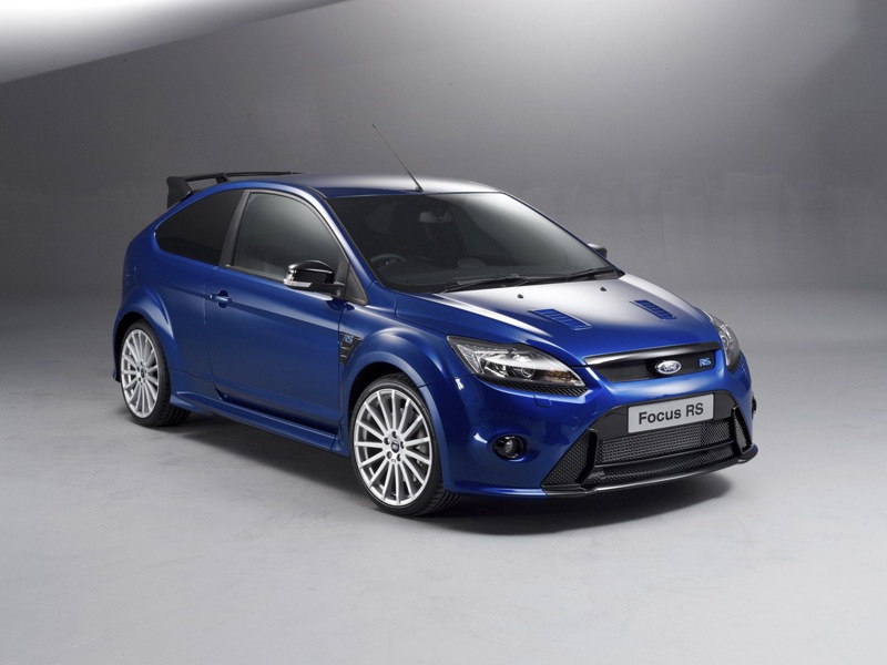 Авто обои Ford Focus RS in Blue 2009