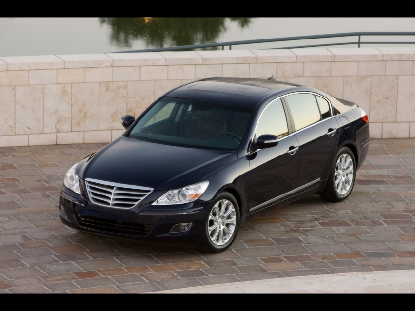 Авто обои Hyundai 2009 Hyundai Genesis Sedan