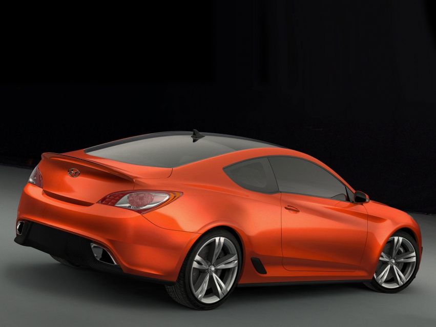 Авто обои Hyundai Hyundai Genesis Coupe Concept (2007)