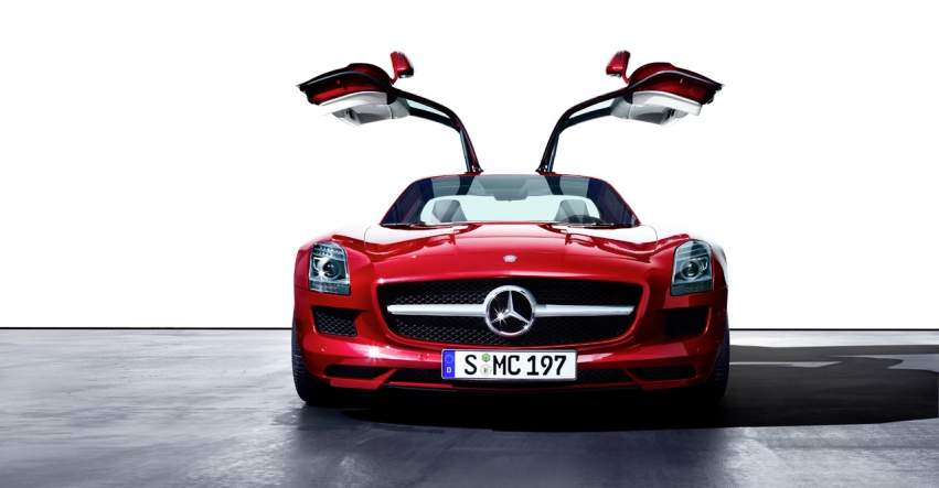 Авто обои Mercedes-Benz SLS AMG 2010