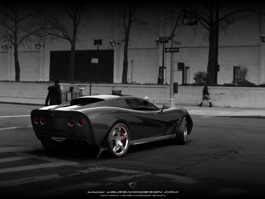 Авто обои Chevrolet 2009 Chevrolet Corvette Z03 Concept by Ugur Sahin Design