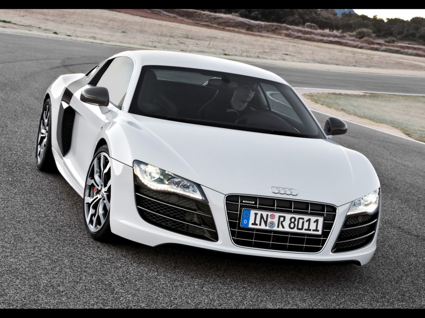 Авто обои Audi 2009 Audi R8 5.2 FSI quattro