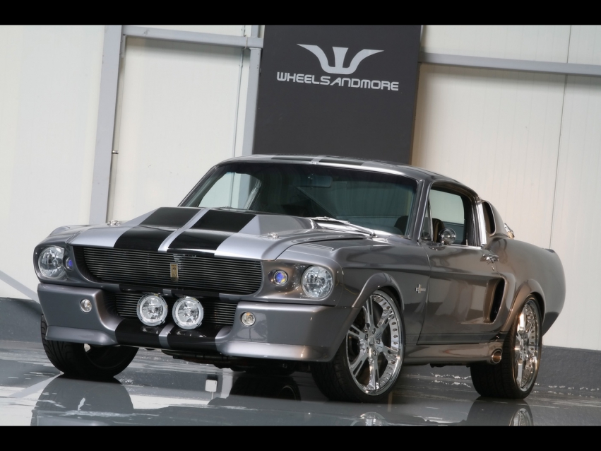 Авто обои Ford Wheelsandmore Mustang Shelby GT500 Eleanor 2009