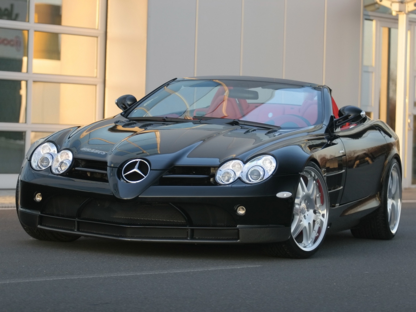 Авто обои Mercedes-Benz 2008 Brabus Mercedes-Benz SLR Roadster McLaren