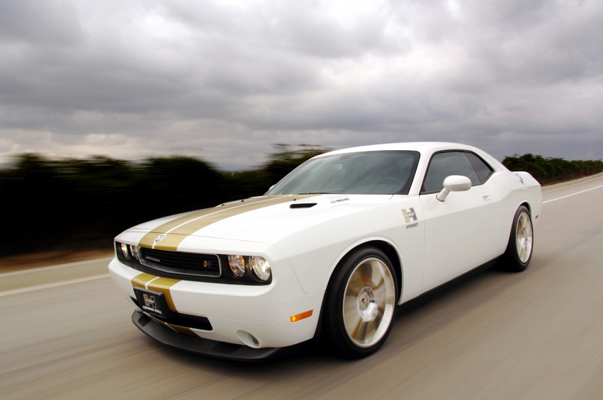 Авто обои Dodge Hurst Hemi Dodge Challenger 2009