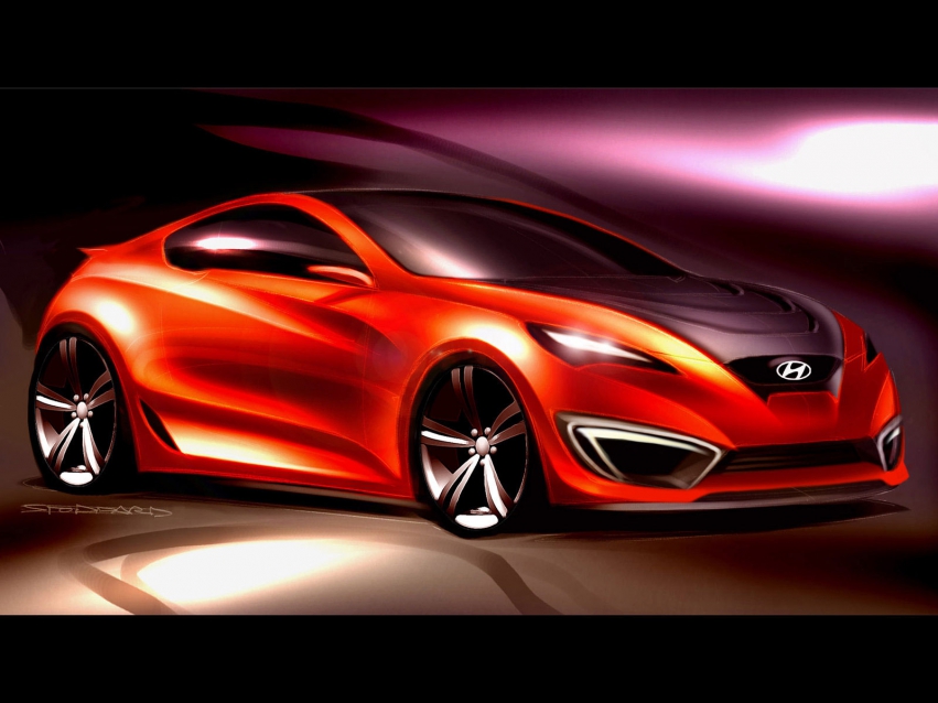 Авто обои Hyundai Hyundai Genesis Coupe Concept (2007)