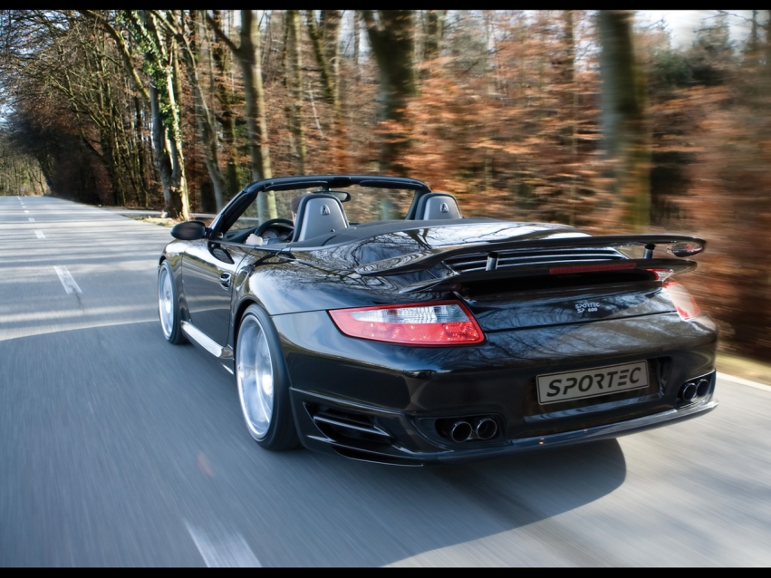 Авто обои Porsche 2008 Sportec SP600 Porsche 911 Turbo Convertible