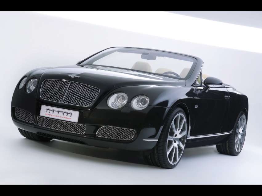 Авто обои Bentley 2007 MTM Bentley Continental GTC Birkin Edition