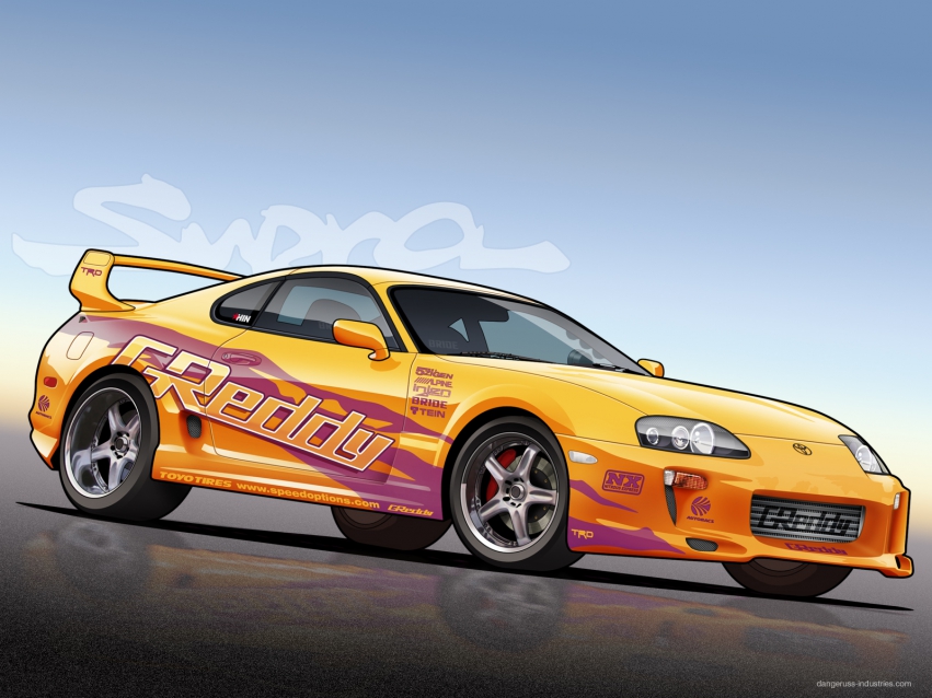 Авто обои Toyota Supra