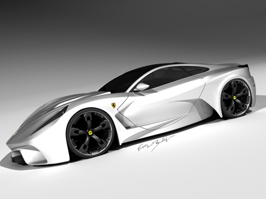 Авто обои Ferrari Concept 2009