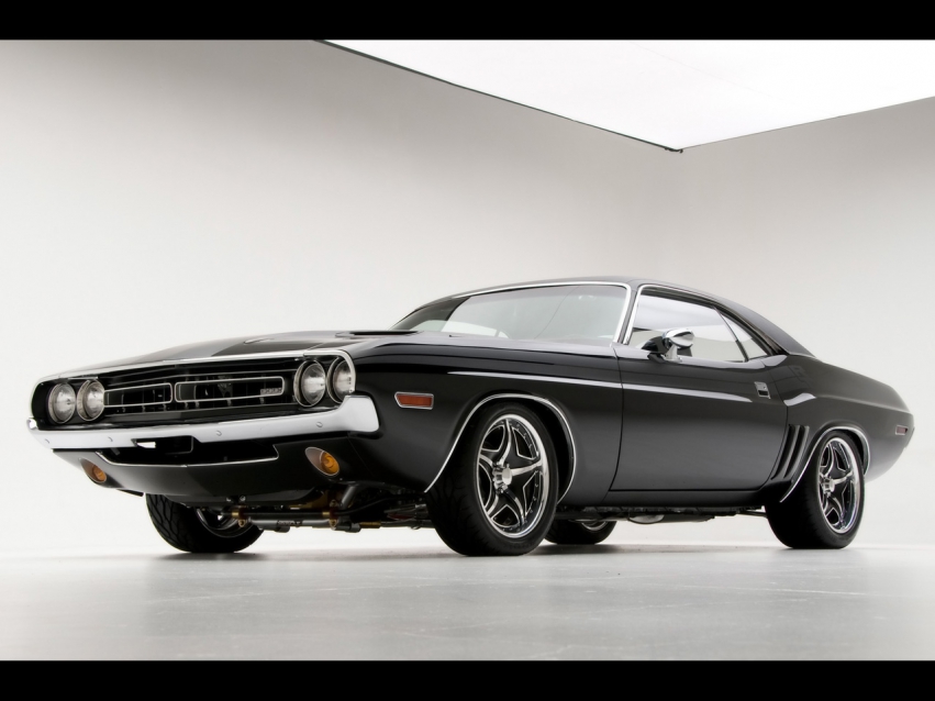 Авто обои Dodge 1971 Dodge Challenger R/T Muscle Car By Modern Muscle