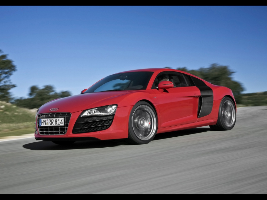 Авто обои Audi 2009 Audi R8 5.2 FSI quattro