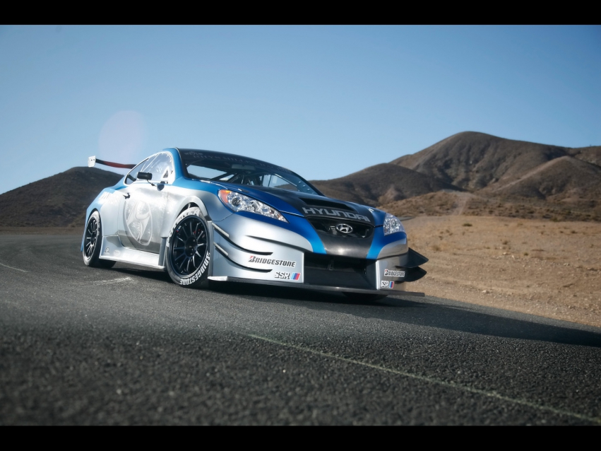 Авто обои Hyundai Hyundai Rhys Millen Racing Genesis Coupe 2010