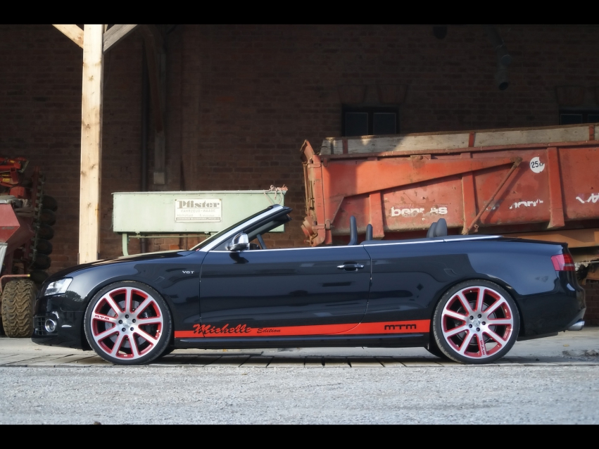 Авто обои Audi MTM S5 Cabrio Michelle Edition