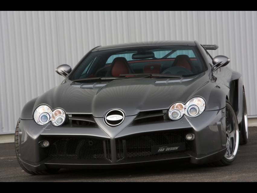 Авто обои Mercedes-Benz FAB Design SLR Desire