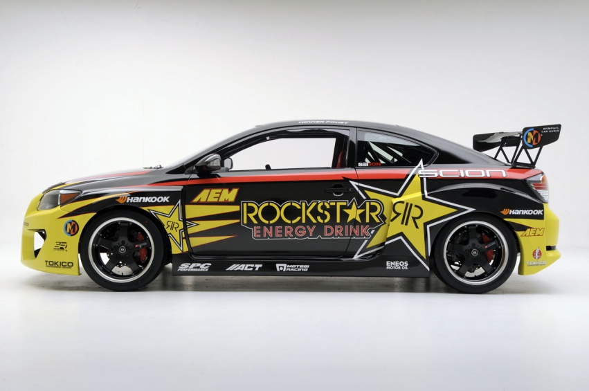 Авто обои Scion Formula D AEM/Rockstar tC 2009