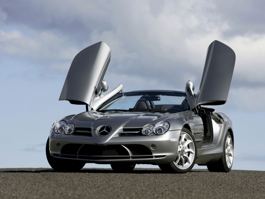 Авто обои Mercedes-Benz Mercedes-Benz SLR McLaren Roadster (2008)