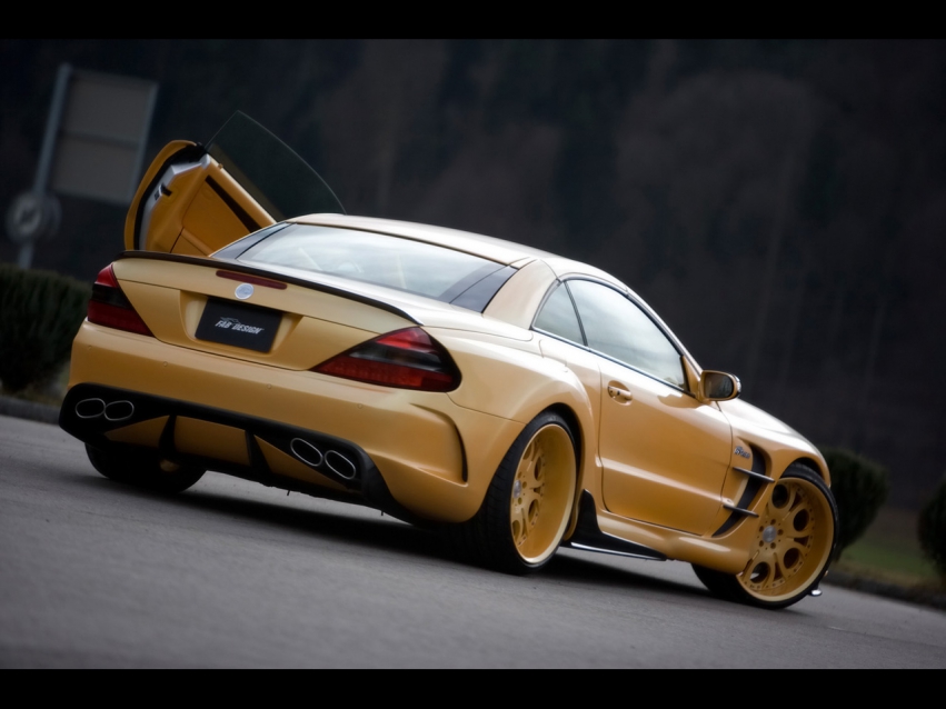 Авто обои Mercedes-Benz FAB Design SL Widebody