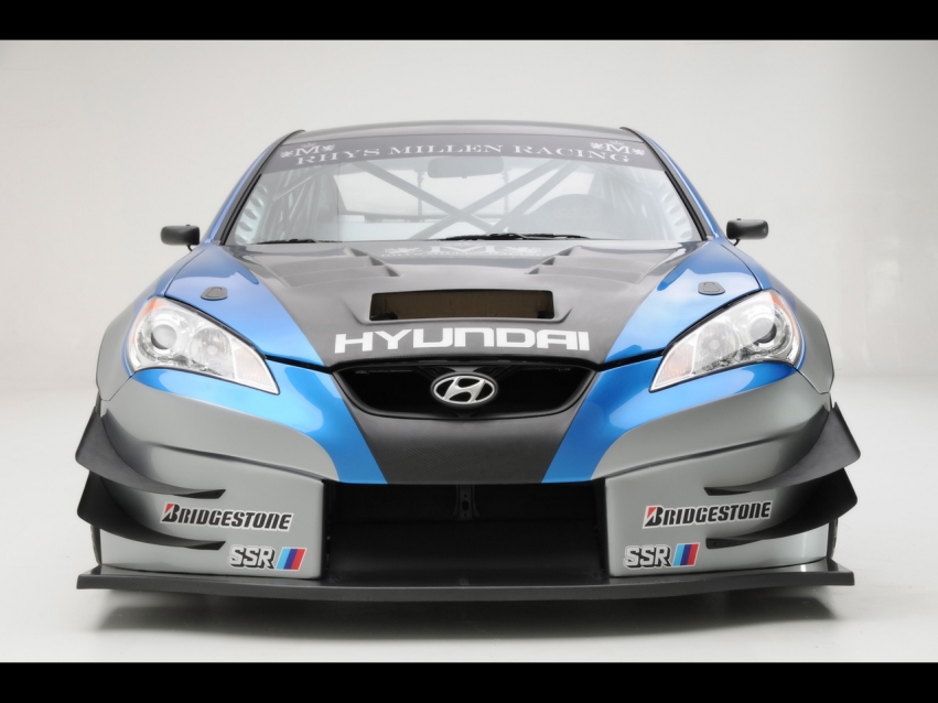 Авто обои Hyundai Hyundai Rhys Millen Racing Genesis Coupe 2010