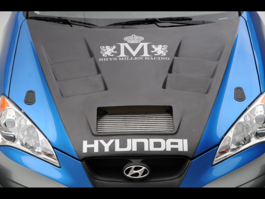 Авто обои Hyundai Hyundai Rhys Millen Racing Genesis Coupe 2010