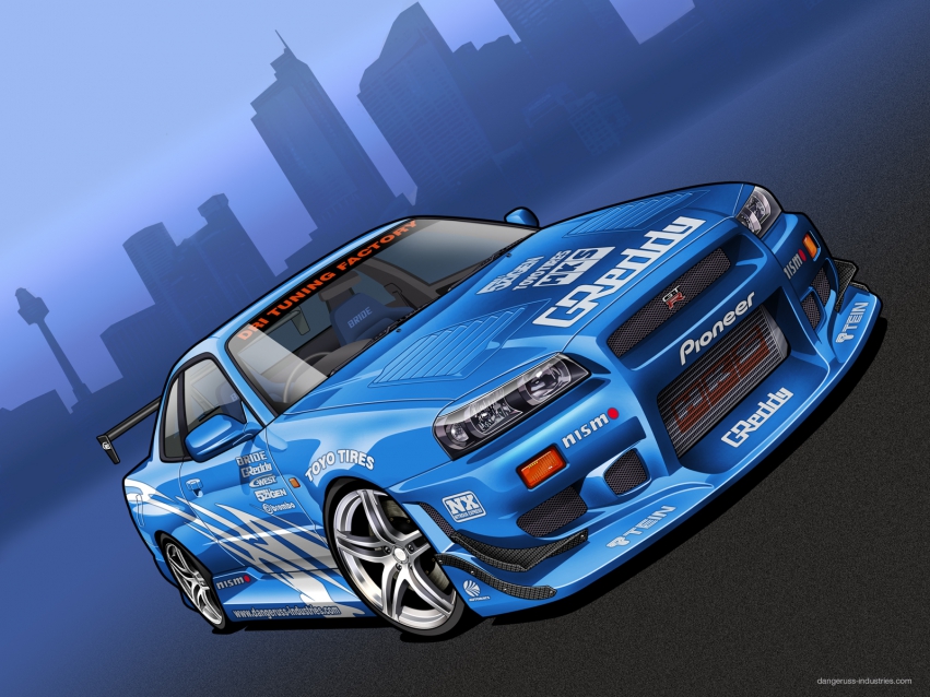 Авто обои Mazda Skyline