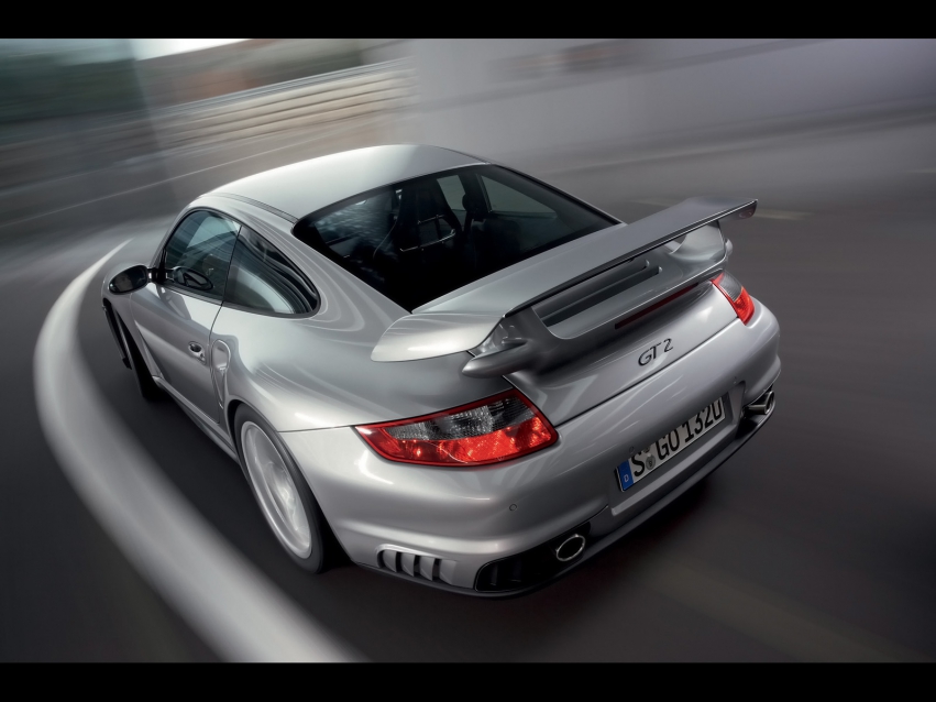 Авто обои Porsche 2008 Porsche 911 GT2