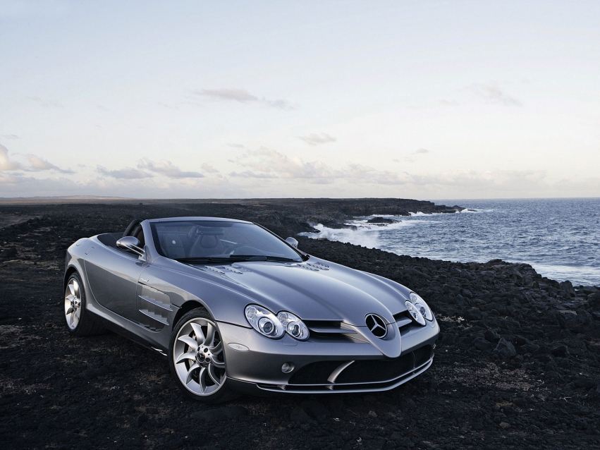 Авто обои Mercedes-Benz Mercedes-Benz SLR McLaren Roadster (2008)