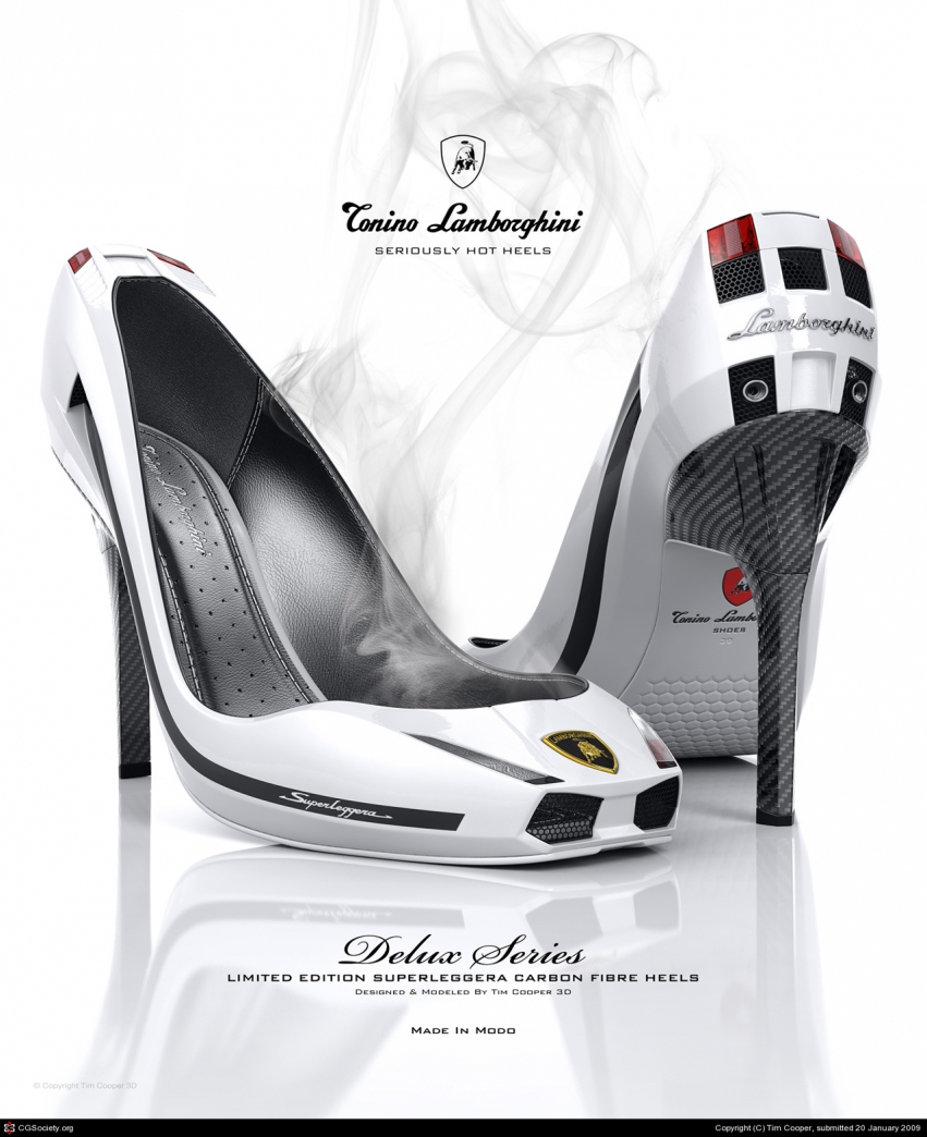 Авто обои Lamborghini Superleggera shoes by Tim Cooper