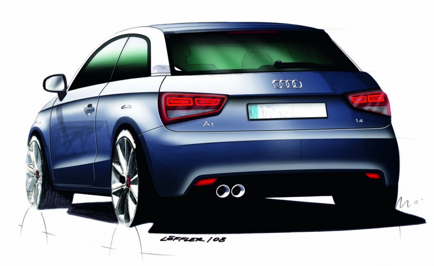 Авто обои Audi A1 2011