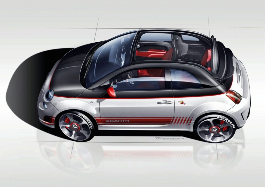 Авто обои Fiat Abarth Punto Evo и Abarth 500C