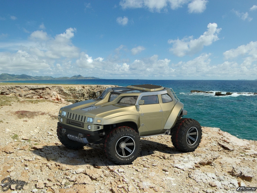 Авто обои Hummer HB Compact Off Roader Design Concept 