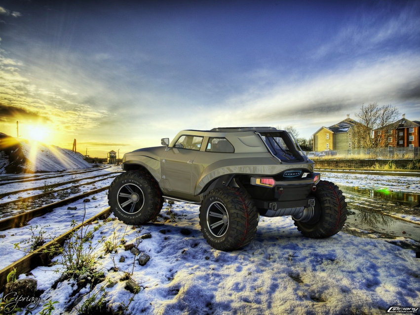 Авто обои Hummer HB Compact Off Roader Design Concept 